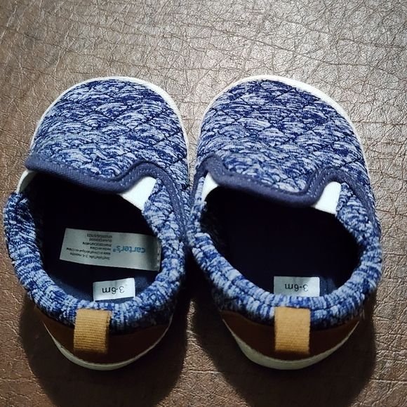 Carter's Other - NWOT - Carter's Navy and White Kids Slippers